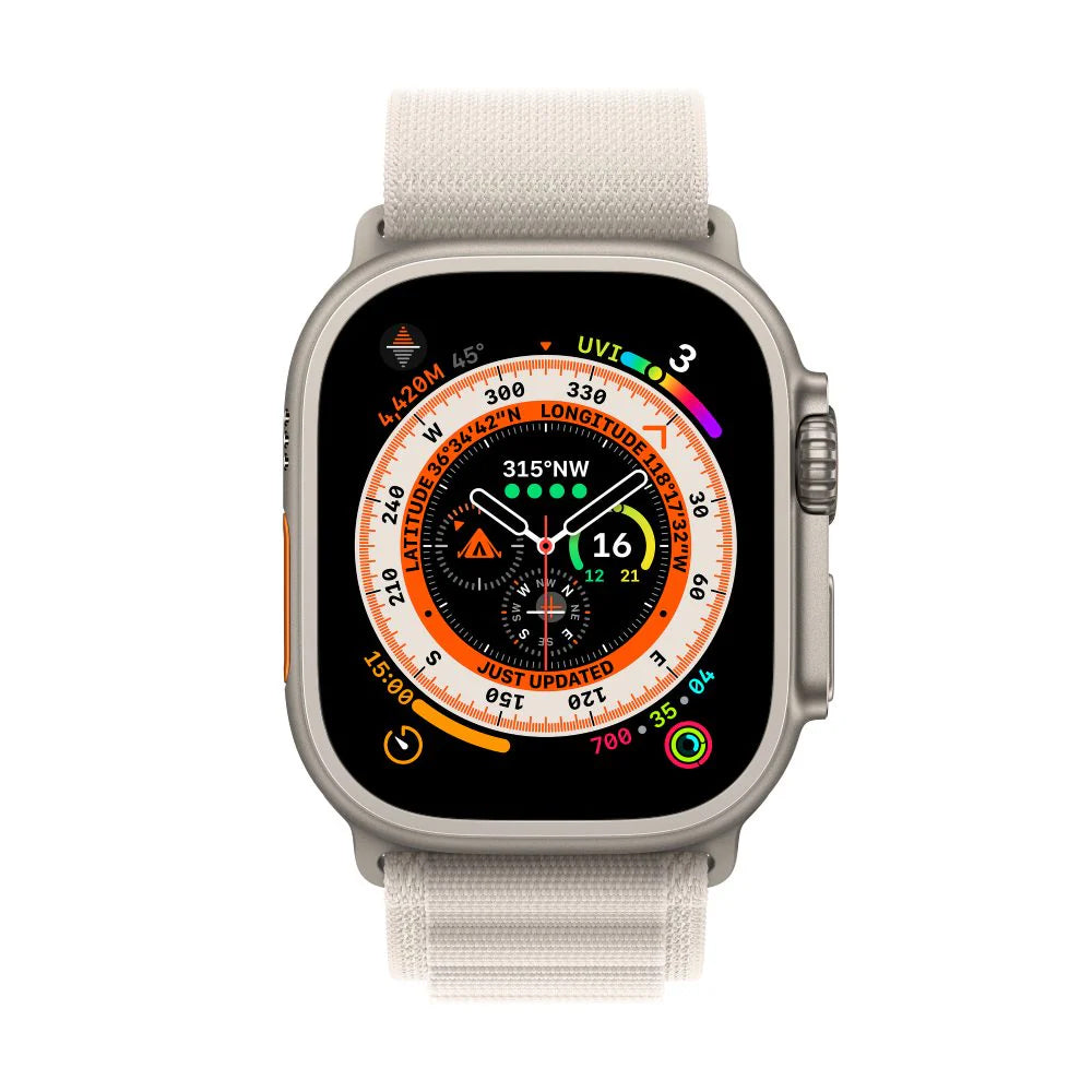 Apple Logo Watch Ultra Titanium Case