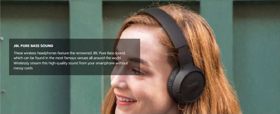 JBL Tune 510BT Wireless On-Ear Headphones