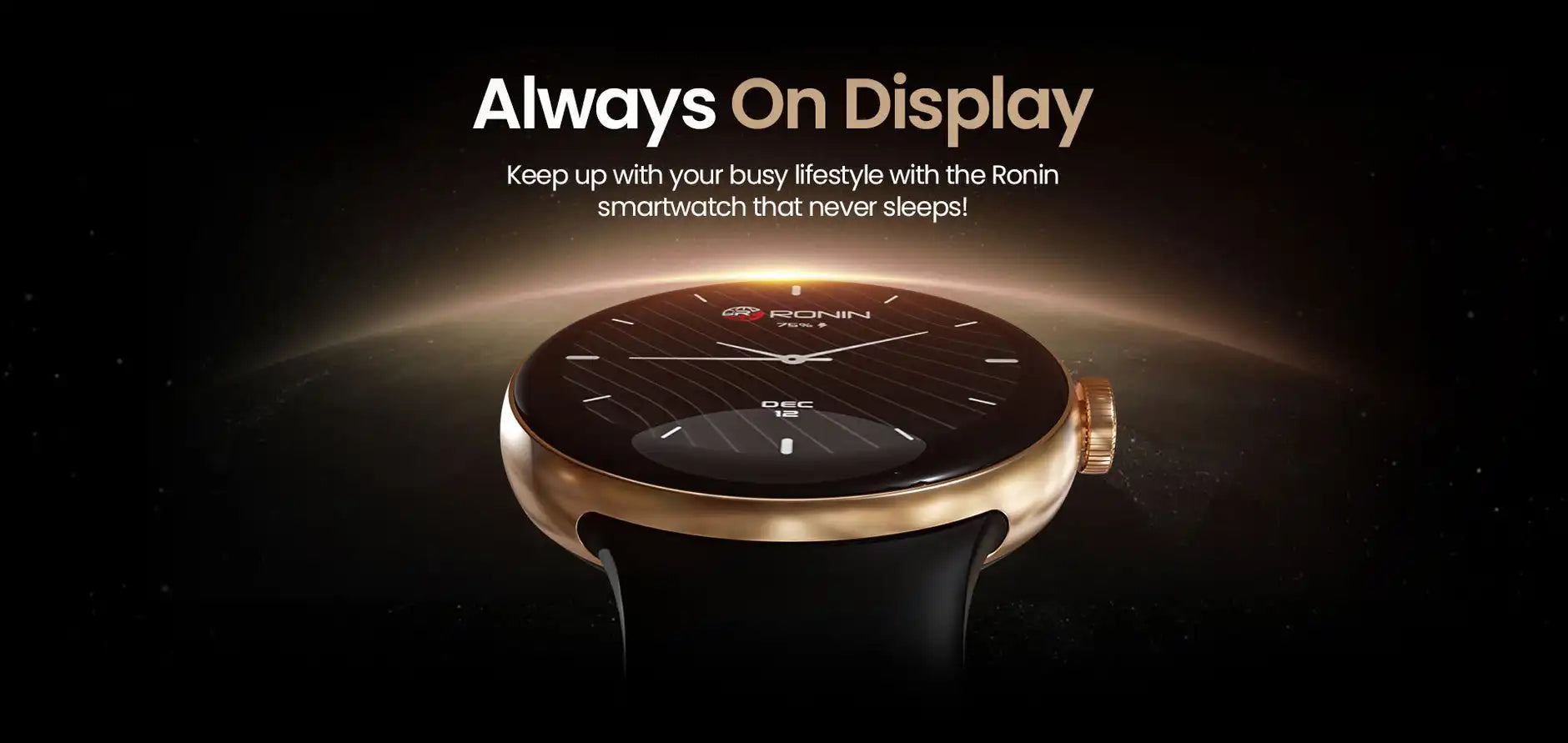 Ronin R-05 Super HD AMOLED Display and BT Calling Smart Watch