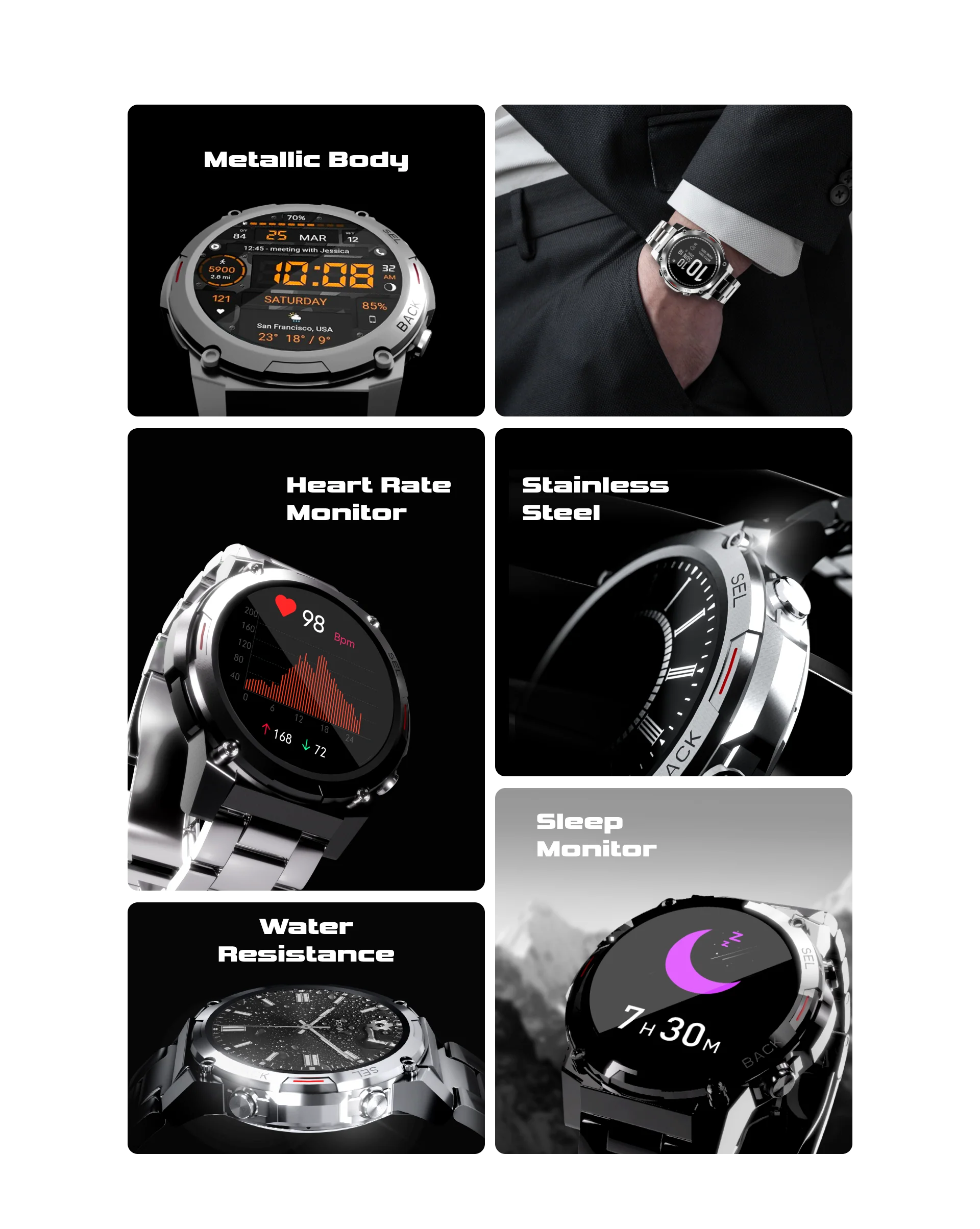 Ronin R 011 - LUXE Smart Watch