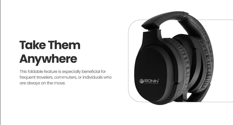 Ronin R-4400 Wireless Bluetooth 5.1 Headphone