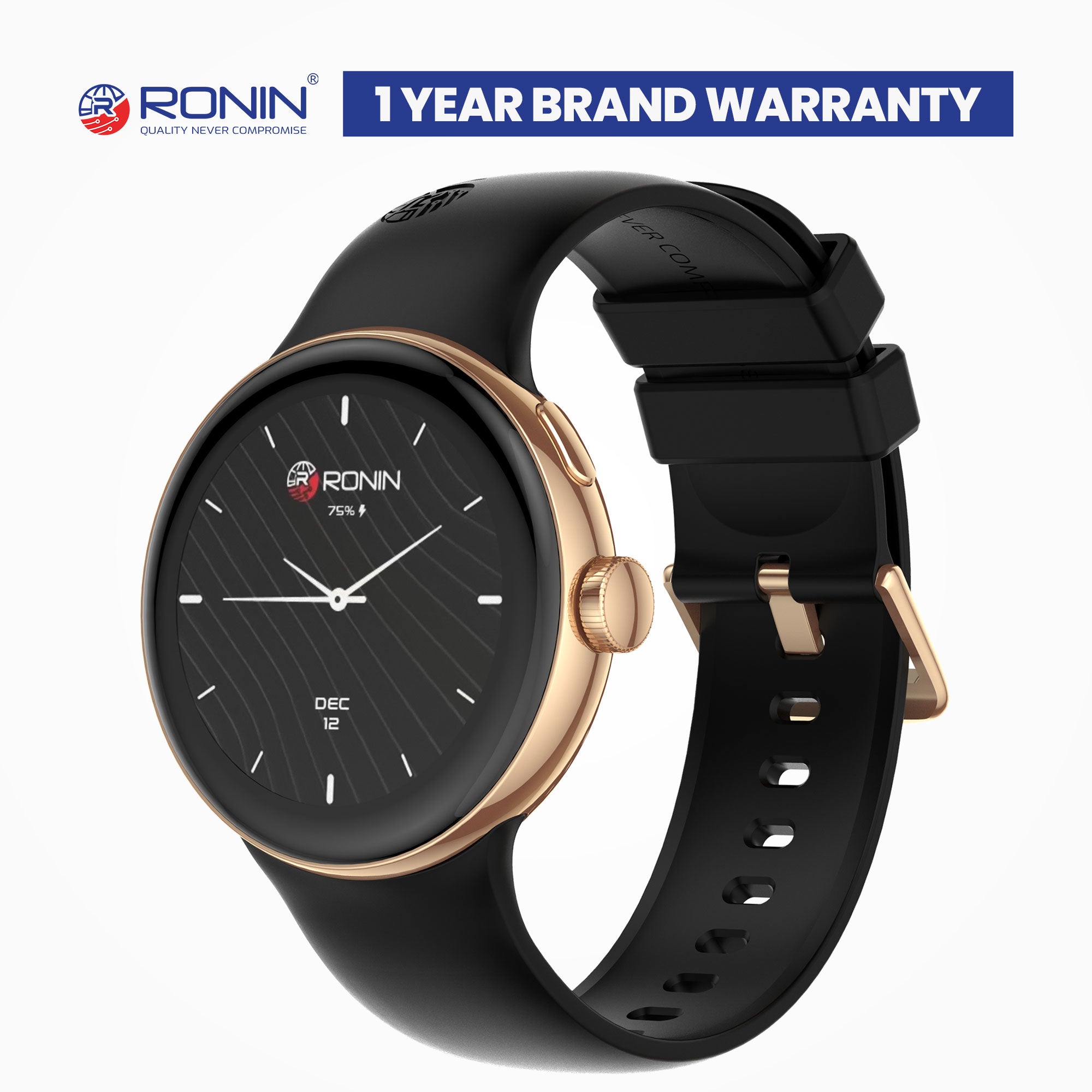 Ronin R-05 Super HD AMOLED Display and BT Calling Smart Watch