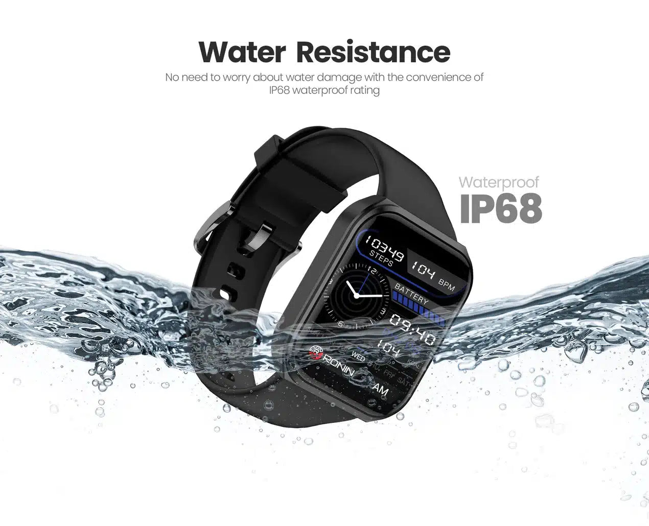 Ronin R-01 Bluetooth Calling Smart Watch